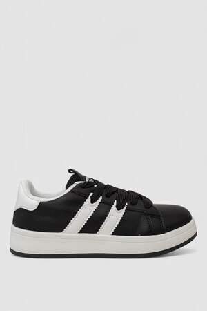 Кросівки жіночі шкіра, колір чорно-білий, 248RJH900-2 Кросівки жіночі шкіра, колір чорно-білий, 248RJH900-2