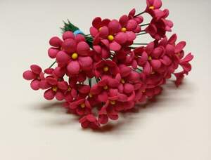 Маленькі квіти 1 см Червоні