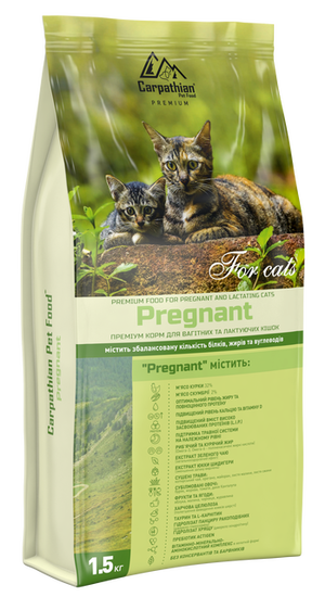 Преміум корм ТМ Carpathian Pet Food «Pregnant» Преміум корм ТМ Carpathian Pet Food «Pregnant»