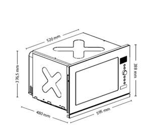 Мікрохвильовка з грилем і конвекцією CASO