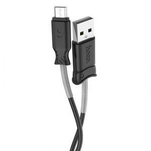 Кабель Hoco X24 Pisces USB - MicroUSB 2.4A/1m (Червоний, чорний) Кабель Hoco X24 Pisces USB - MicroUSB 2.4A/1m (Червоний, чорний)