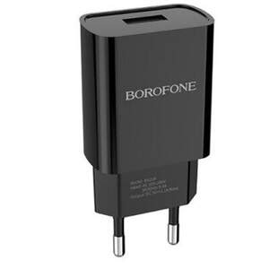 Мережевий Зарядний Пристрій Borofone BA20A 1USB/2.1A (Чорний) Мережевий Зарядний Пристрій Borofone BA20A 1USB/2.1A (Чорний)