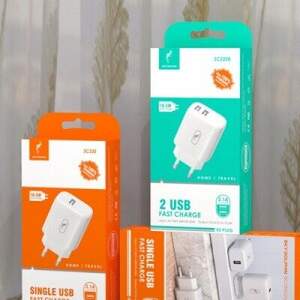 Мережевий Зарядний Пристрій USB SkyDolphin SC22EL Lightning 1USB/2.1A (Білий) Мережевий Зарядний Пристрій USB SkyDolphin SC22EL Lightning 1USB/2.1A (Білий)