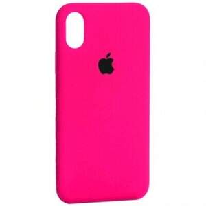 Чохол Original Soft Case для Apple iPhone X/XS (47) Ultra Pink - Full Side