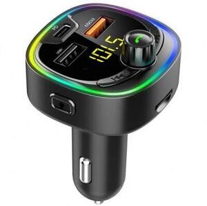 FM Модулятор SkyDolphin SZ21 Aluminium/Bluetooth/TF Card/LED/2USB/3.1A/18W (Чорний) FM Модулятор SkyDolphin SZ21 Aluminium/Bluetooth/TF Card/LED/2USB/3.1A/18W (Чорний)