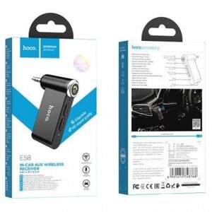 Bluetooth аудіо ресівер Hoco E58 (Чорний)