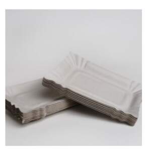 Тарілка паперова 140мм*200мм (100шт/пак)