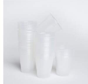 Стакан 100мл прозорий РР (100шт/пак)