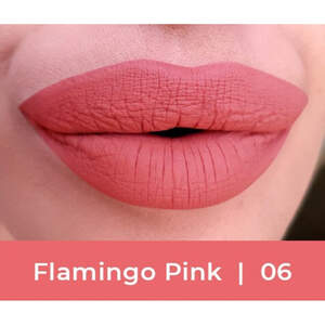 Жидкая матовая помада VFX Elite 06 Фатальная Красавица / Flamingo Pink, 4 мл Make Up Farmasi