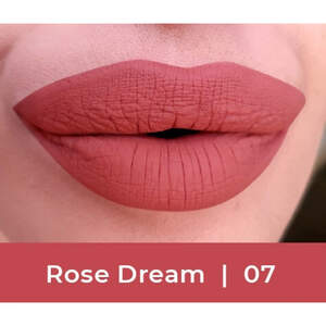 Жидкая матовая помада VFX Elite 07 Сказочная Мечтательница / Rose Dream, 4 мл Make Up Farmasi
