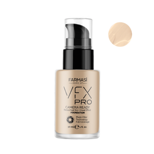 Тональный крем с эффектом фотофильтра VFX Pro Camera Ready 01 Айвори / Ivory Make Up Farmasi, 30 мл