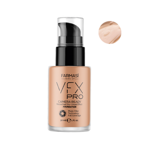 Тональный крем с эффектом фотофильтра VFX Pro Camera Ready, 04 Бисквит/Biscuit,Make Up Farmasi,30 мл