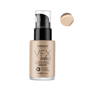 Тональный крем с эффектом фотофильтра VFX Pro Camera Ready, 10 Беж / Natural Beige, Make Up Farmasi, 30 мл