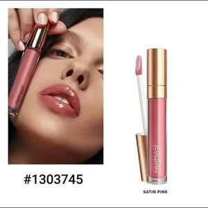 Блеск для губ глянцевый и не липкий с эффектом пухлых губ, Farmasi Nude for All Lip Gloss 02 Розовый шелк/Pink
