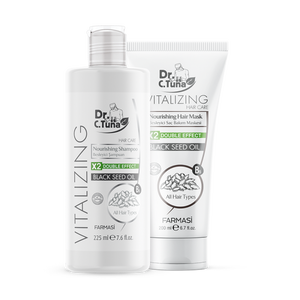 Набір Vitalizing з чорним кмином Dr. C.Tuna Farmasi 225+200 мл Набір Vitalizing з чорним кмином Dr. C.Tuna Farmasi 225+200 мл