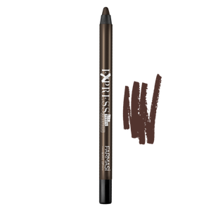 Водостійкий олівець для очей Exspress 04 Темно-коричневий Make Up Farmasi