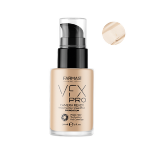 Тональний крем з ефектом фотофильтра VFX Pro 08 Тепла шкіра Make Up Farmasi