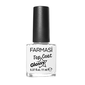 Покриття для нігтів з глянцевим ефектом Top Coat Glossy Farmasi