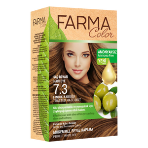 Крем-фарба для волосся без аміаку Farma Color 7.3 Горіховий Farmasi
