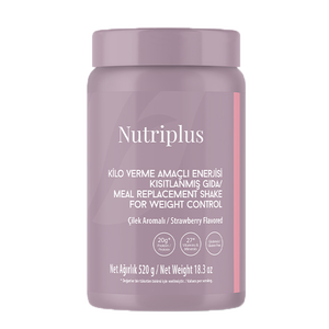 Коктейль, порошок для контролю ваги зі смаком полуниці, без глютену та консервантів Nutriplus, 520 г Farmasi
