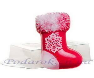 Пластиковая форма "Валенок рождественский"