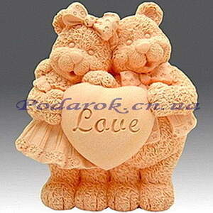 Форма для мыла "Два медведя"