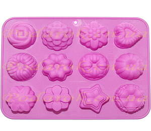 Силиконовая форма на планшете "Цветы мини"