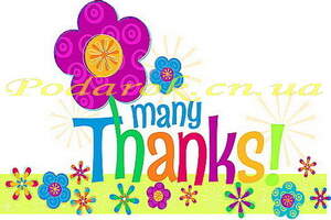 Декоративная бирка "Thanks"