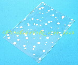 Пакет прозрачный 10х15см с рисунком