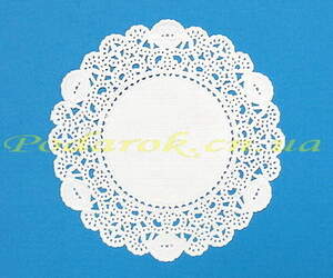 Салфетка бумажная ажурная d 9см
