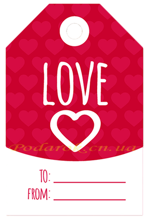 Декоративная бирка №33