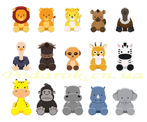 Наклейка фигурная №45