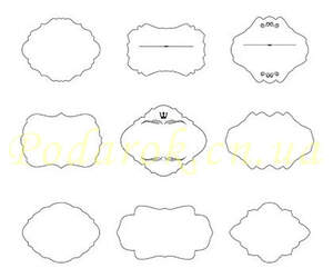 Наклейка фигурная №51