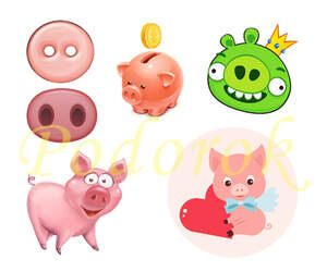 Наклейка фигурная №63