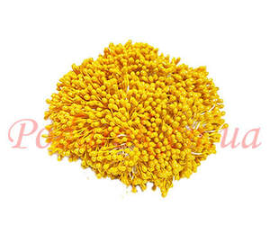 Тычинки мини жёлтые глянцевые