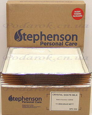 Основа для мыла Crystal Goats Milk, Англия - 11,5 кг (1 коробка)