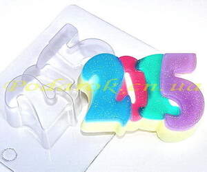 Пластиковая форма "2015"