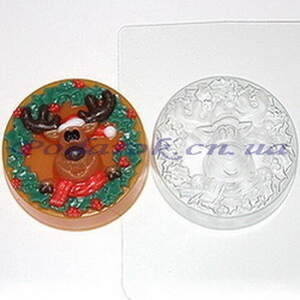 Пластиковая форма "Олень рождественский"