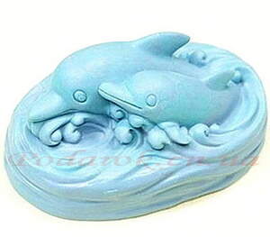 Форма для мила Два дельфіна