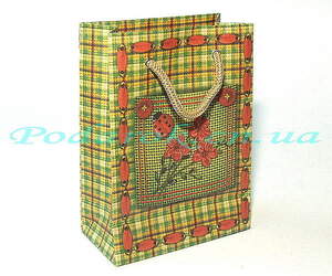 Крафт пакет з малюнком 