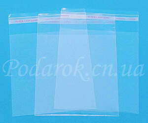 Пакет прозорий з клейовим клапаном 10х10см