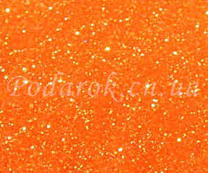 Гліттер неоновий Помаранчевий