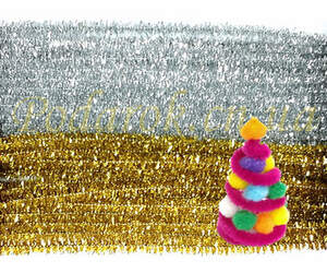 Дріт пухнастий блискучий