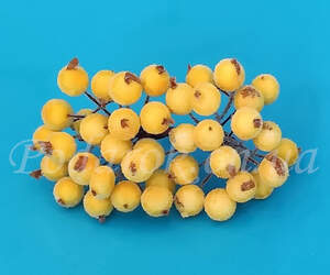 Намистинки жовті в цукрі