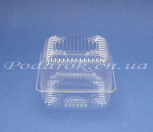 Контейнер пластиковий 10х10х3 Контейнер пластиковий 10х10х3