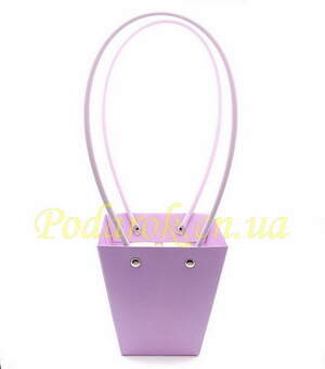 Кошик для букетів з ручками Лавандовий