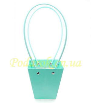 Кошик для букетів із ручками Бірюзовий