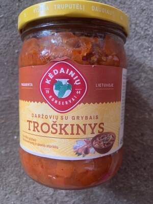 Овочевий суп з грибами TROSKINYS