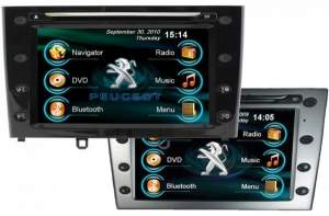 Штатная магнитола Dvd Gps Roadrover для PEUGEOT 308 Штатная магнитола Dvd Gps Roadrover для PEUGEOT 308