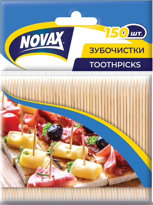 NV зубочистки бамбукові 150 шт